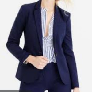 NWT J Crew Navy Blue Blazer Size 4